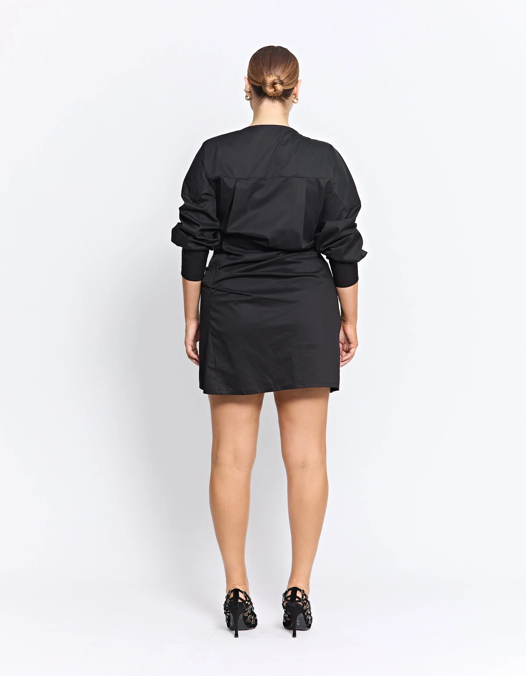 LAUTREC TWIST DRESS| BLACK
