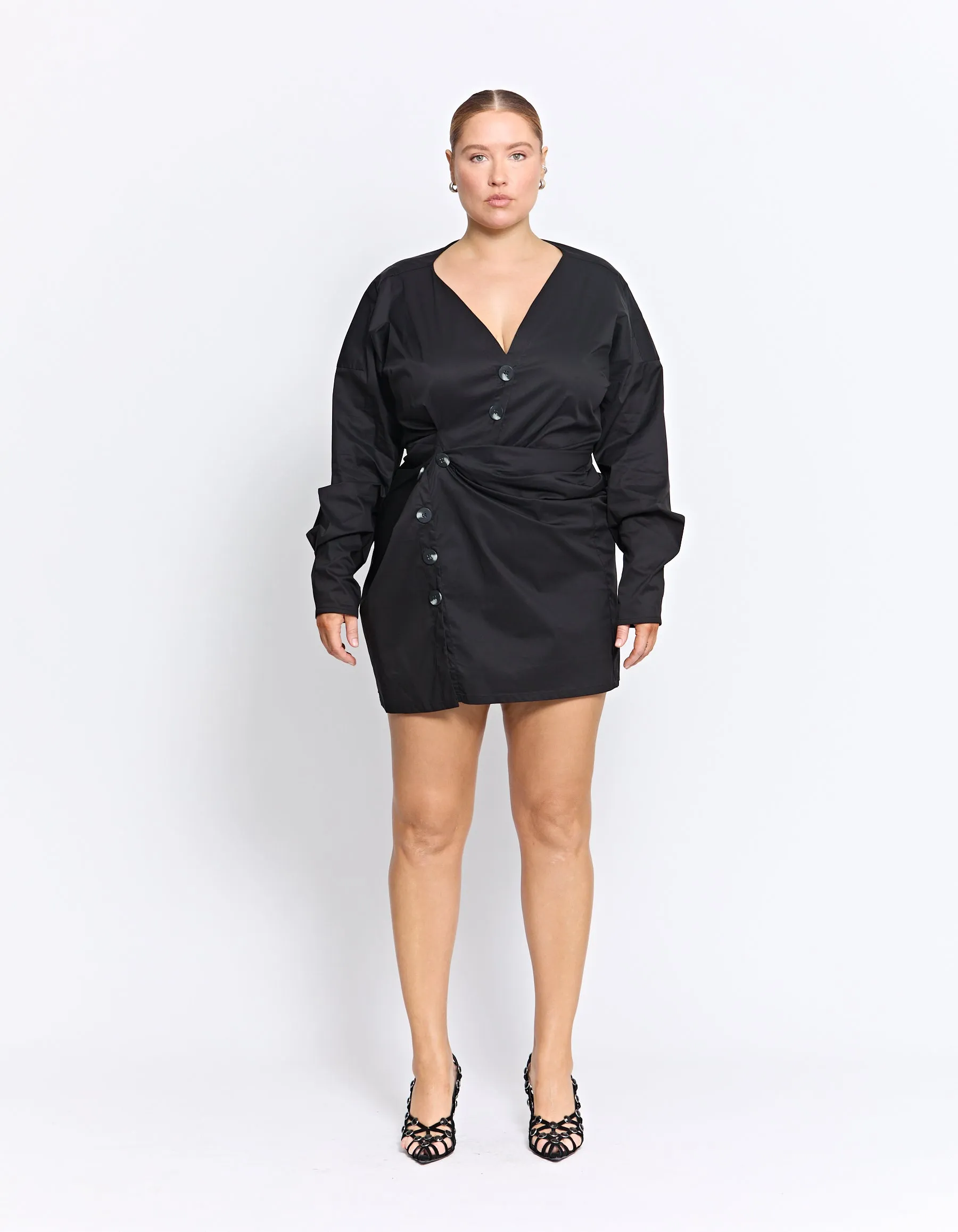 LAUTREC TWIST DRESS| BLACK
