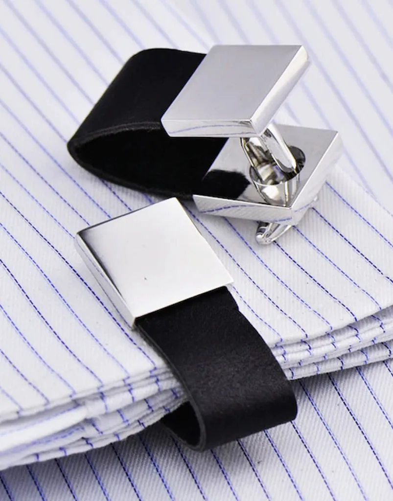 Leather Cufflinks