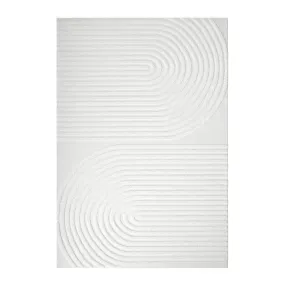 Lola Abbey White Rug