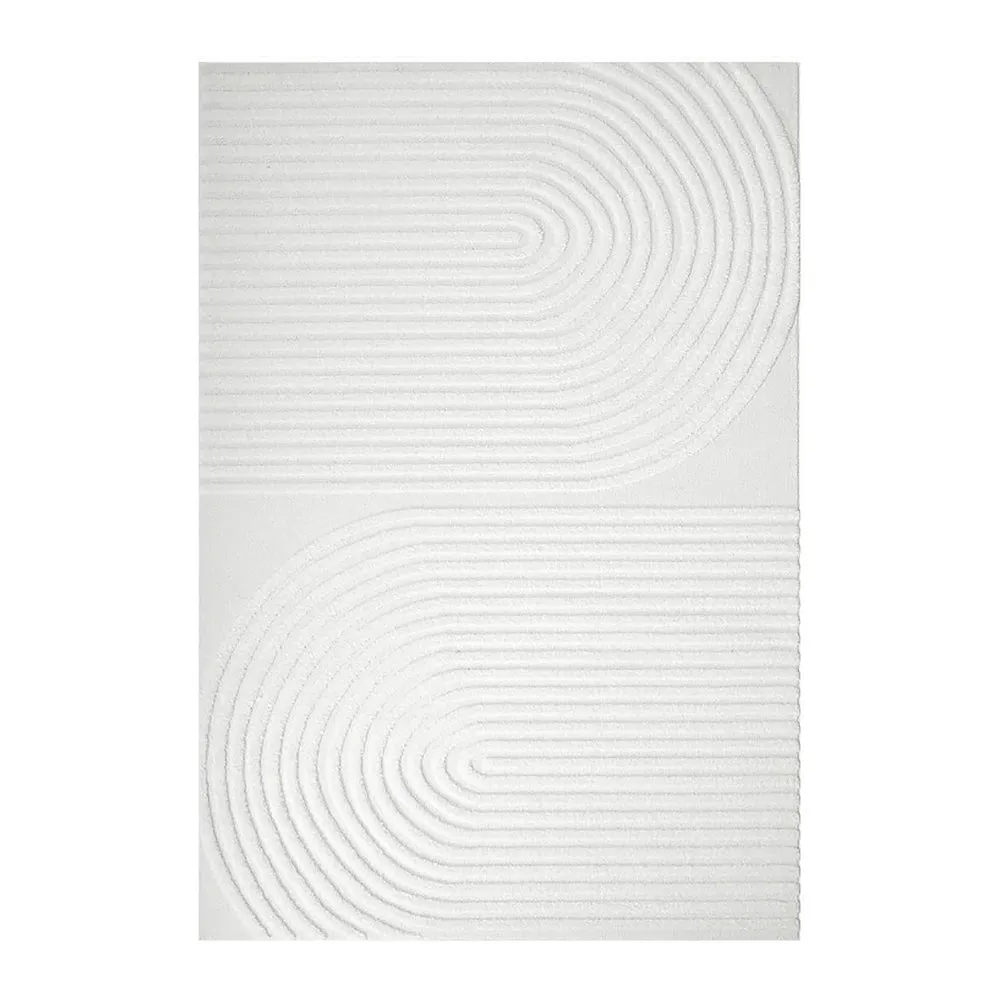 Lola Abbey White Rug