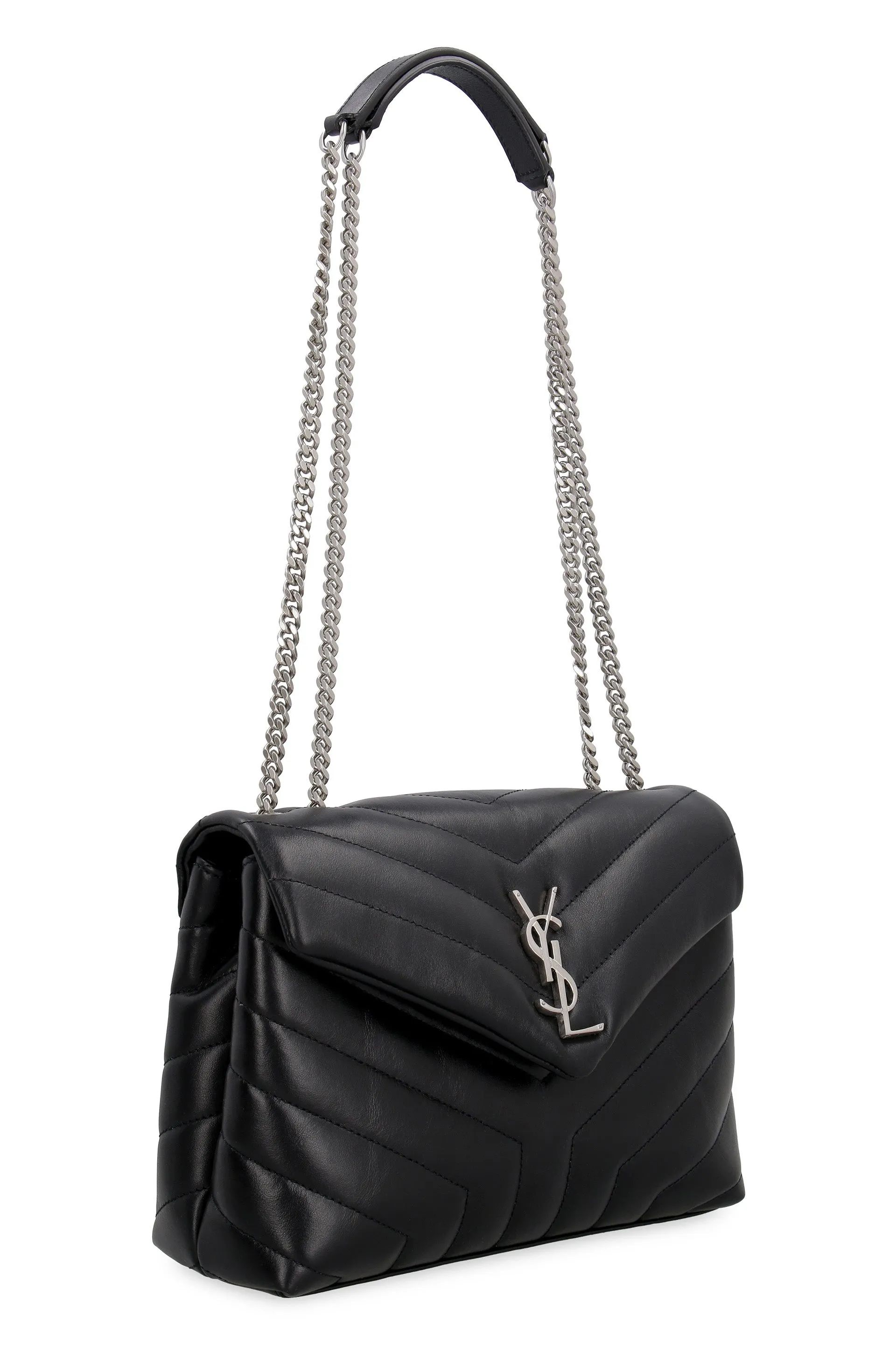 LOULOU LEATHER SHOULDER BAG