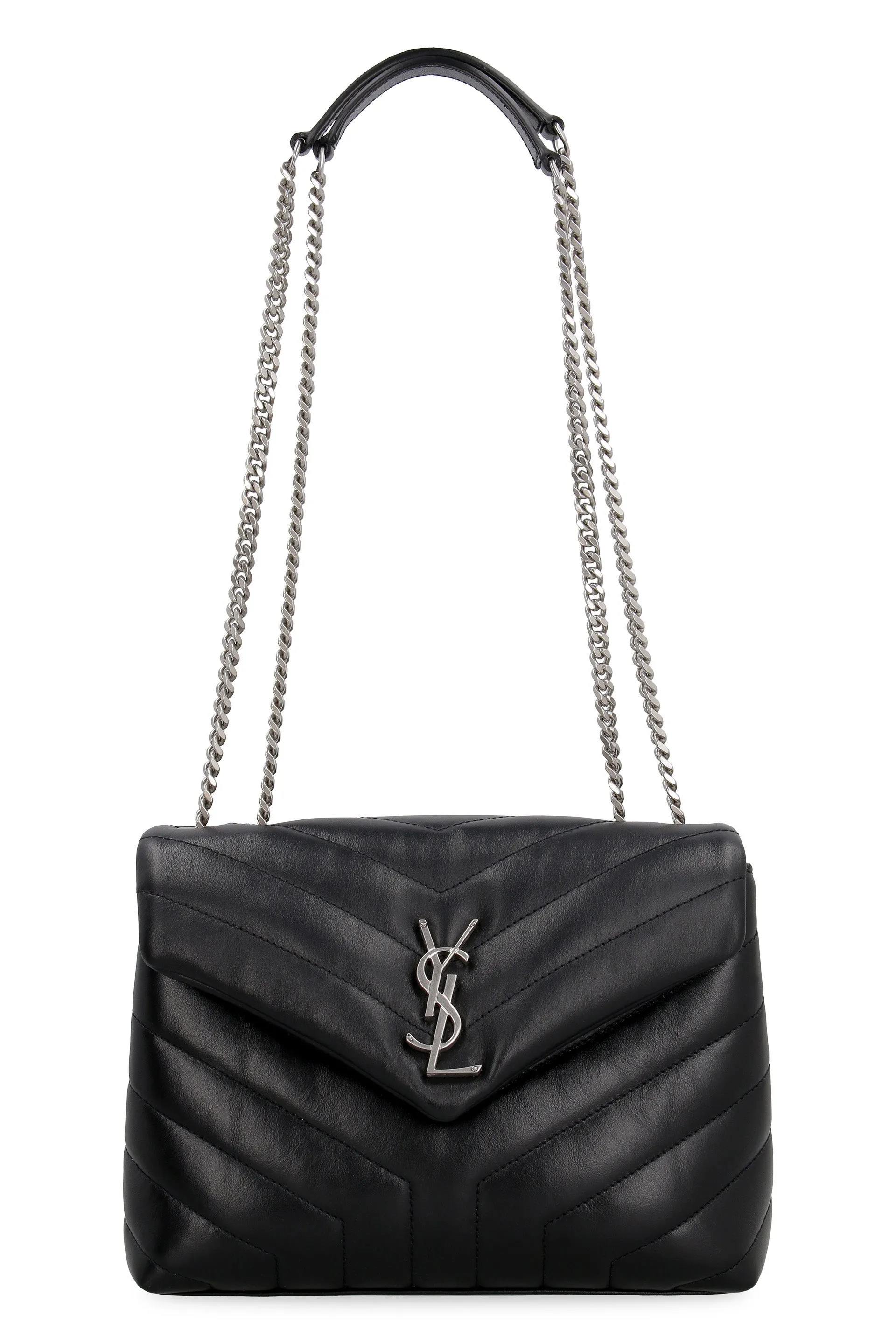 LOULOU LEATHER SHOULDER BAG