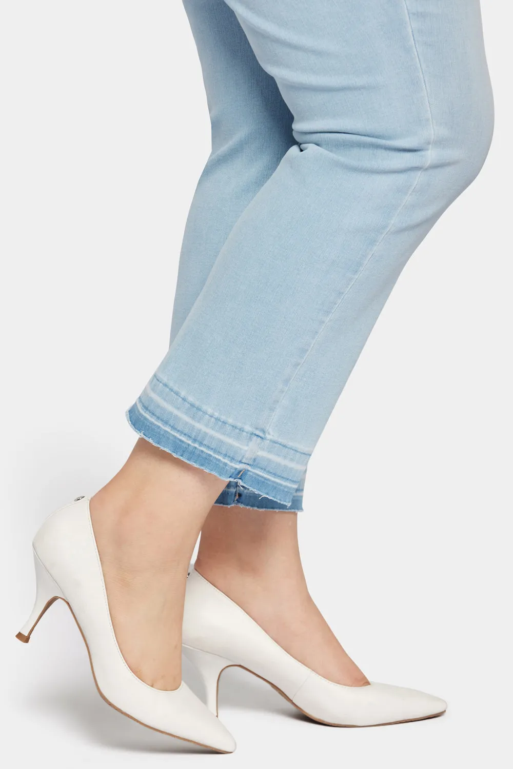 Marilyn Straight Ankle Jeans In Plus Size - Brightside
