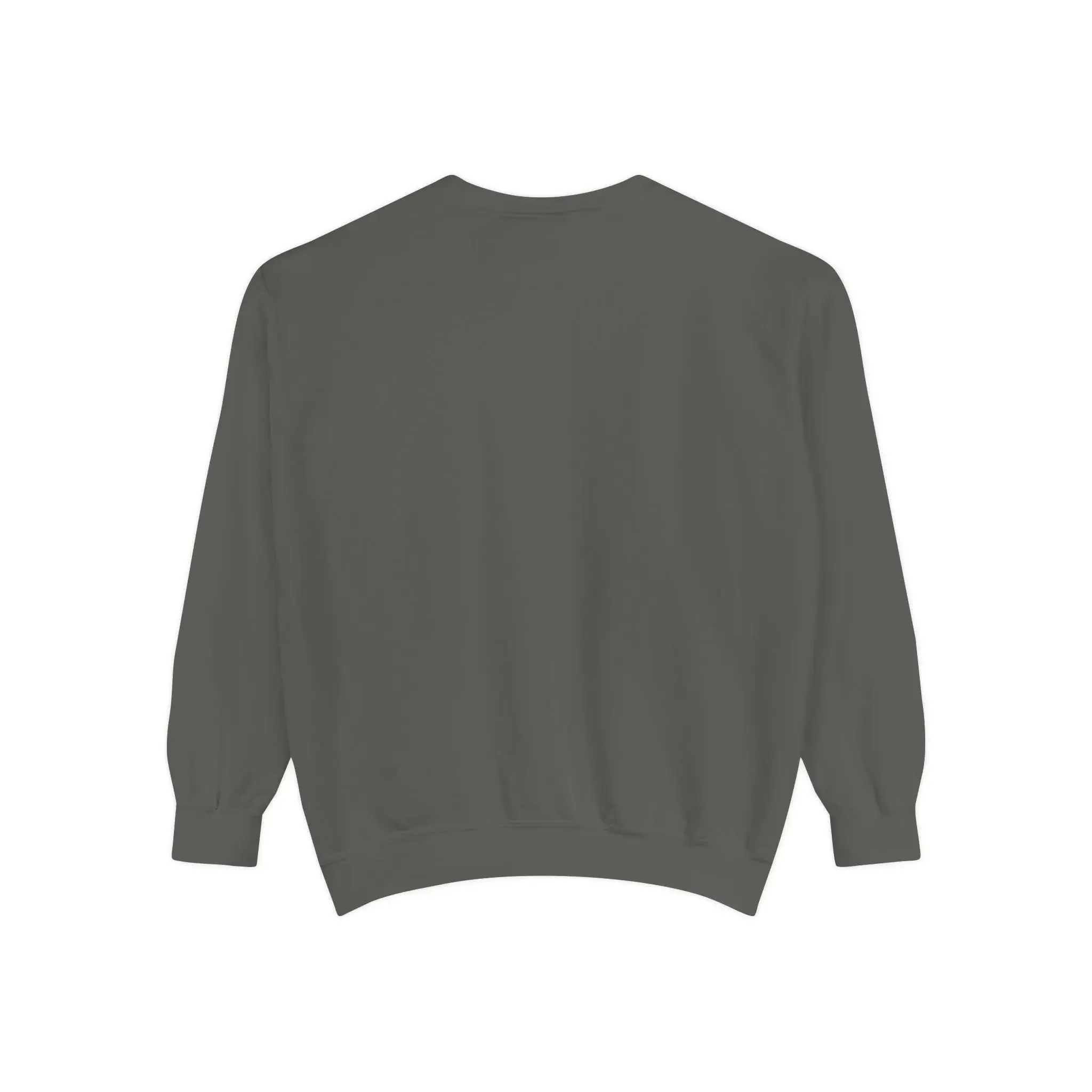 mens and women Garment-Dyed Sweatshirt - Fun Tropical Vibes with Peace Sign Design