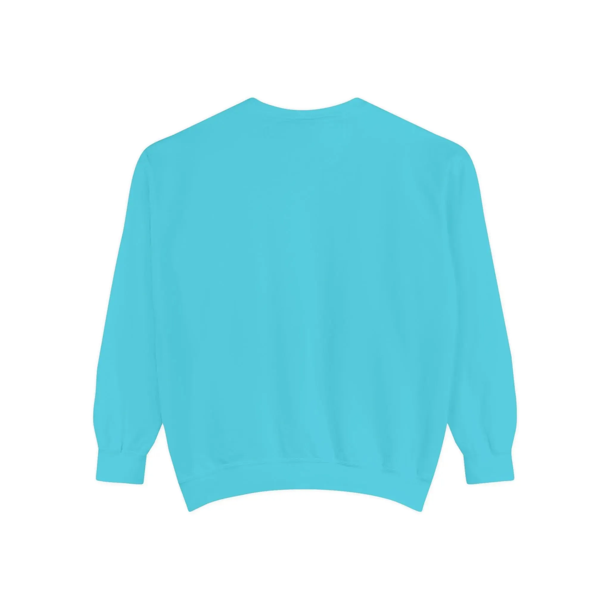 mens and women Garment-Dyed Sweatshirt - Fun Tropical Vibes with Peace Sign Design
