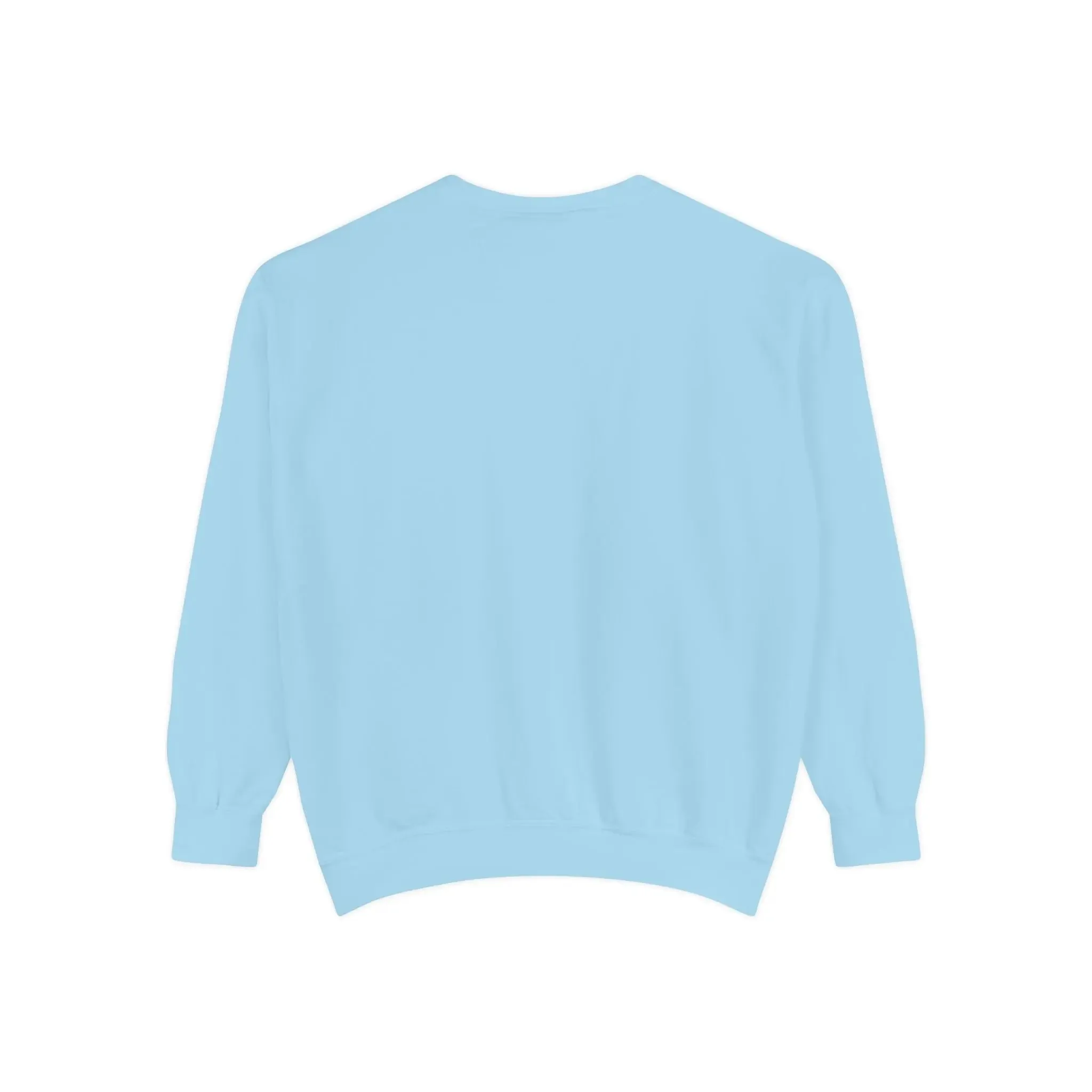 mens and women Garment-Dyed Sweatshirt - Fun Tropical Vibes with Peace Sign Design