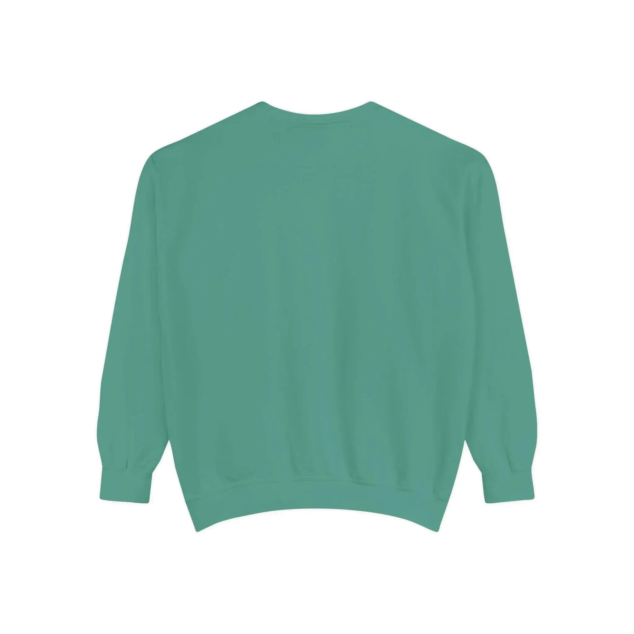 mens and women Garment-Dyed Sweatshirt - Fun Tropical Vibes with Peace Sign Design