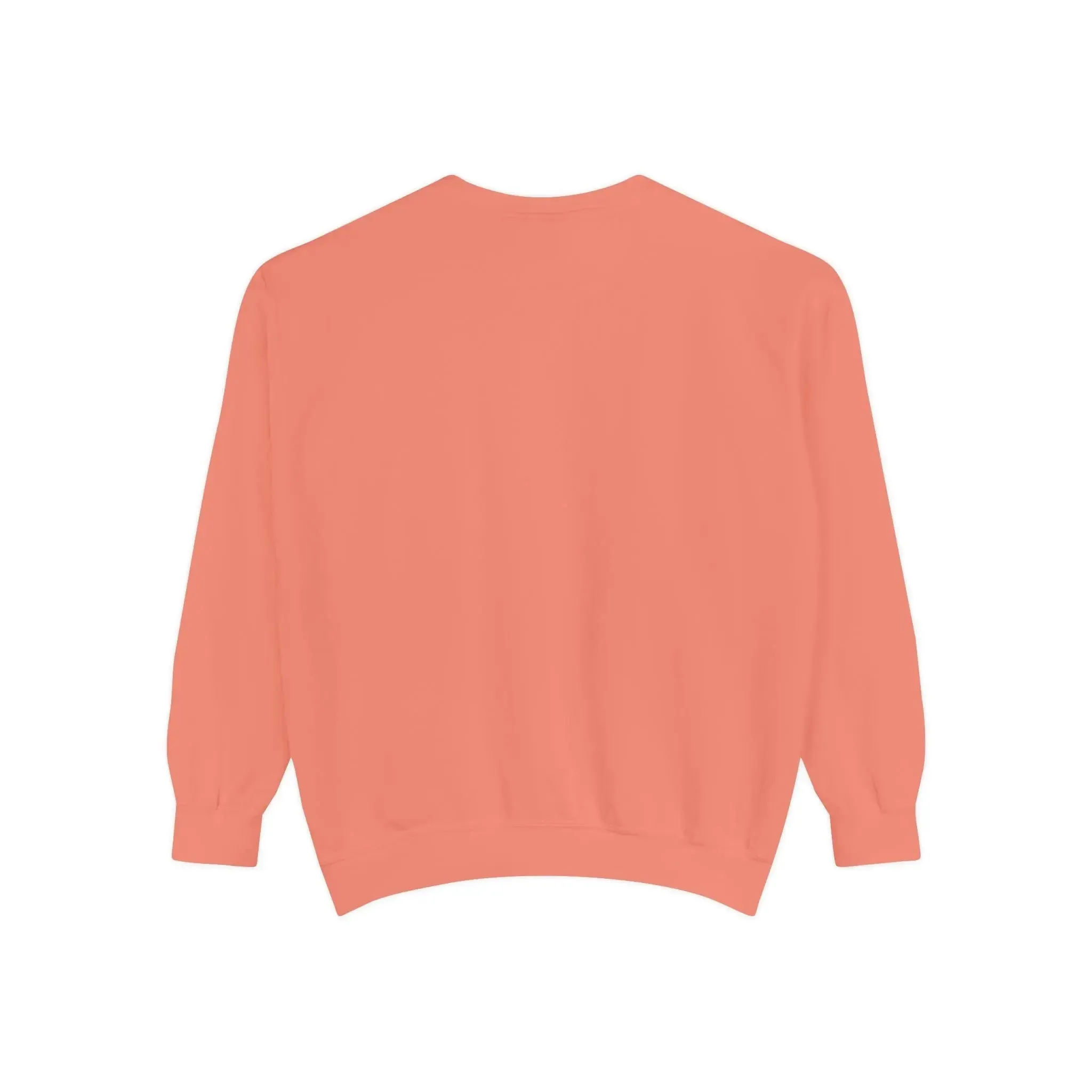 mens and women Garment-Dyed Sweatshirt - Fun Tropical Vibes with Peace Sign Design