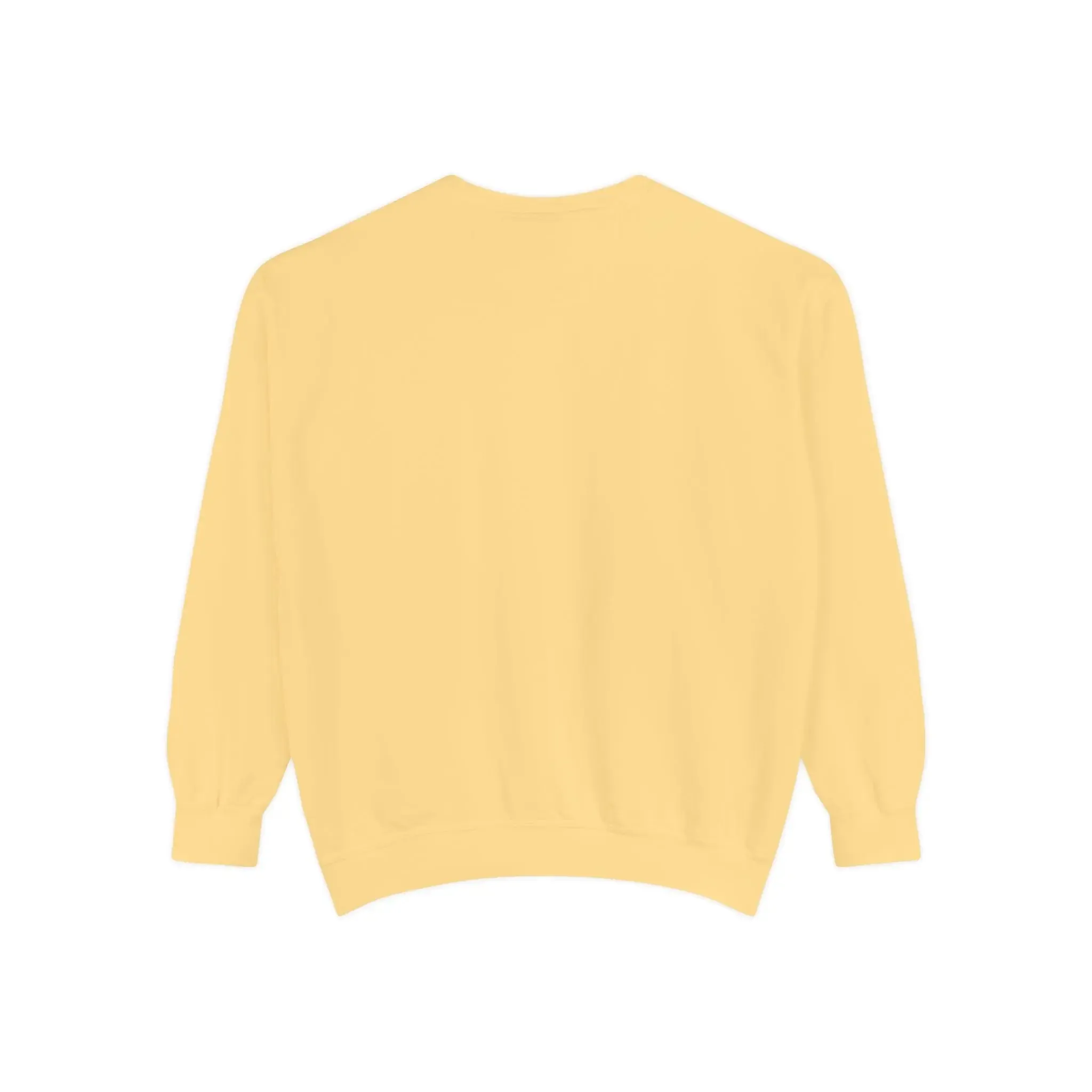 mens and women Garment-Dyed Sweatshirt - Fun Tropical Vibes with Peace Sign Design