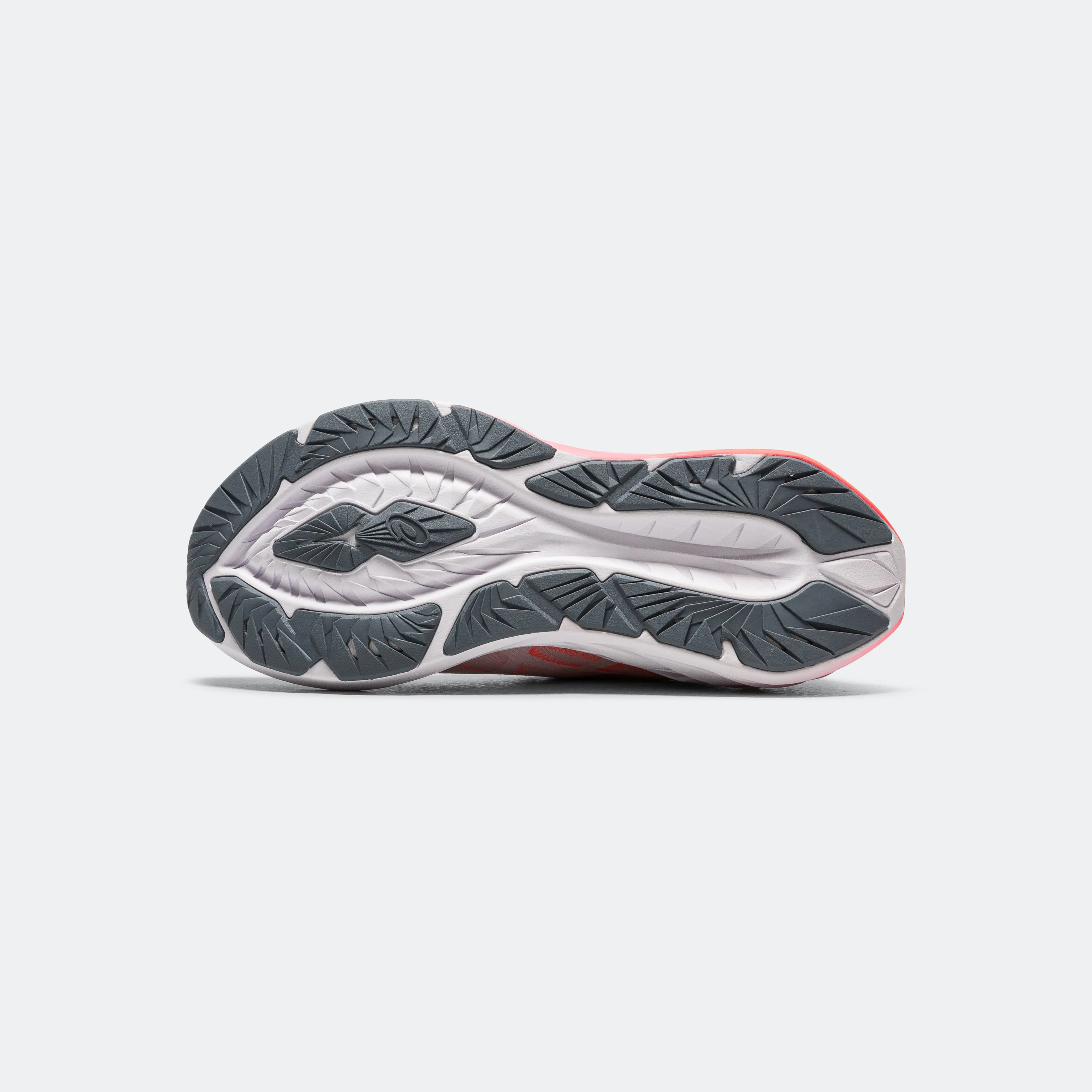 Mens Novablast 4 - White/Sunrise Red