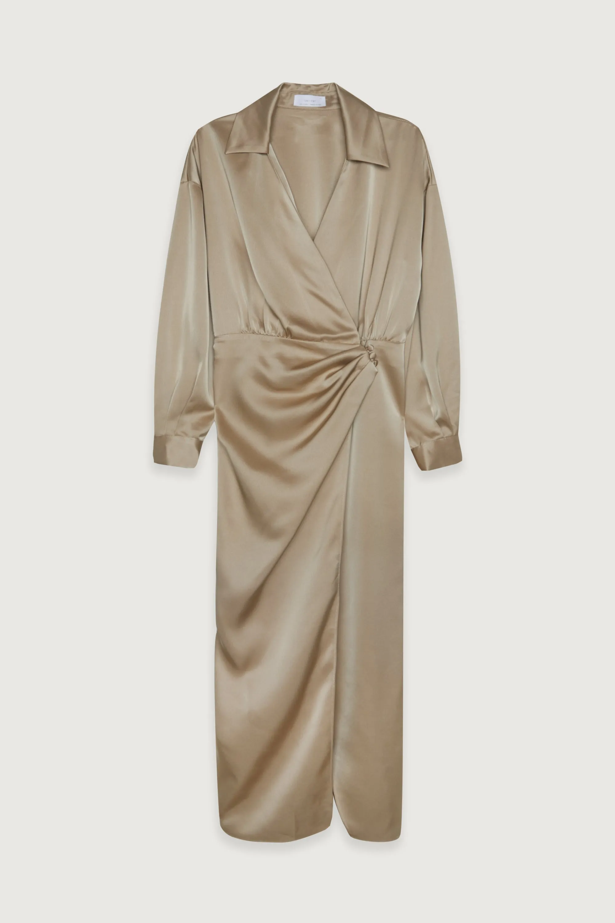 MIDI WRAP DRESS