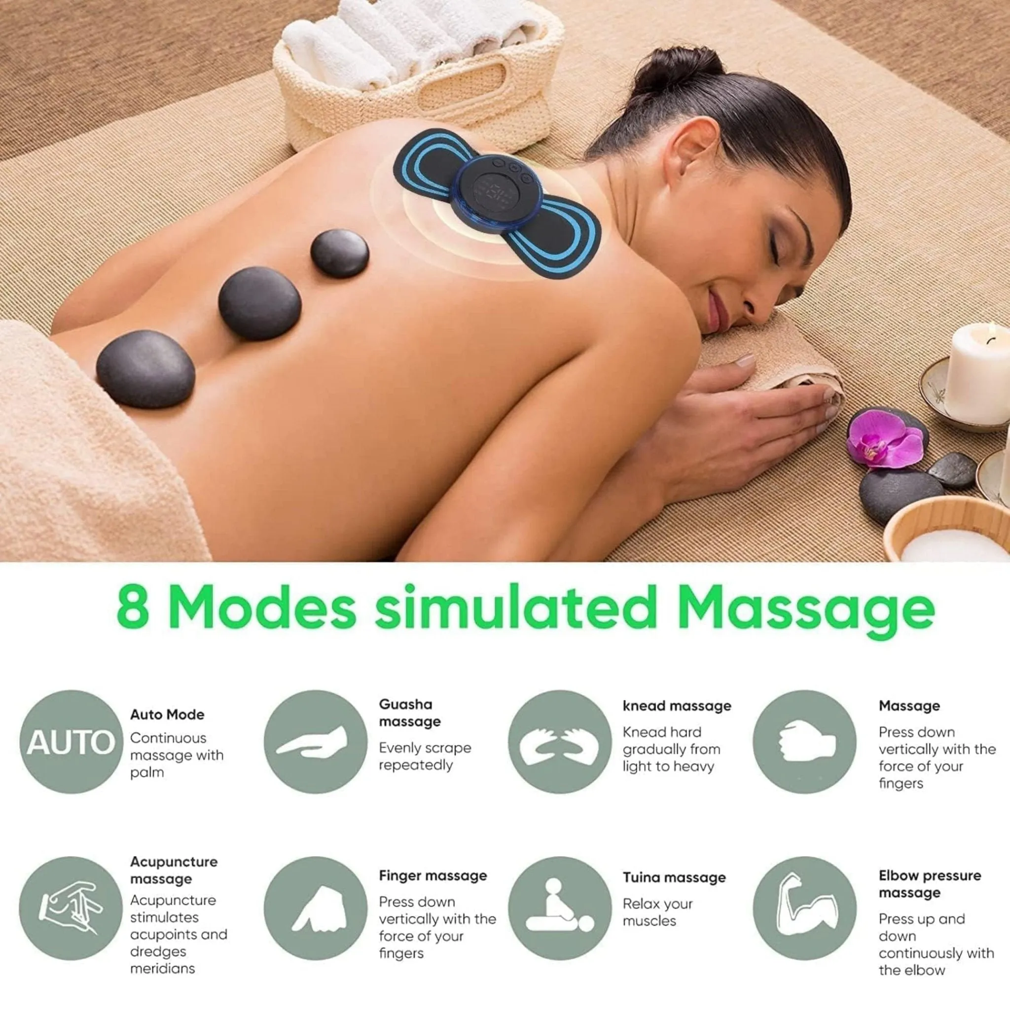 Mini Electric Body Massager-جهاز تدليك الجسم الكهربائي الصغير