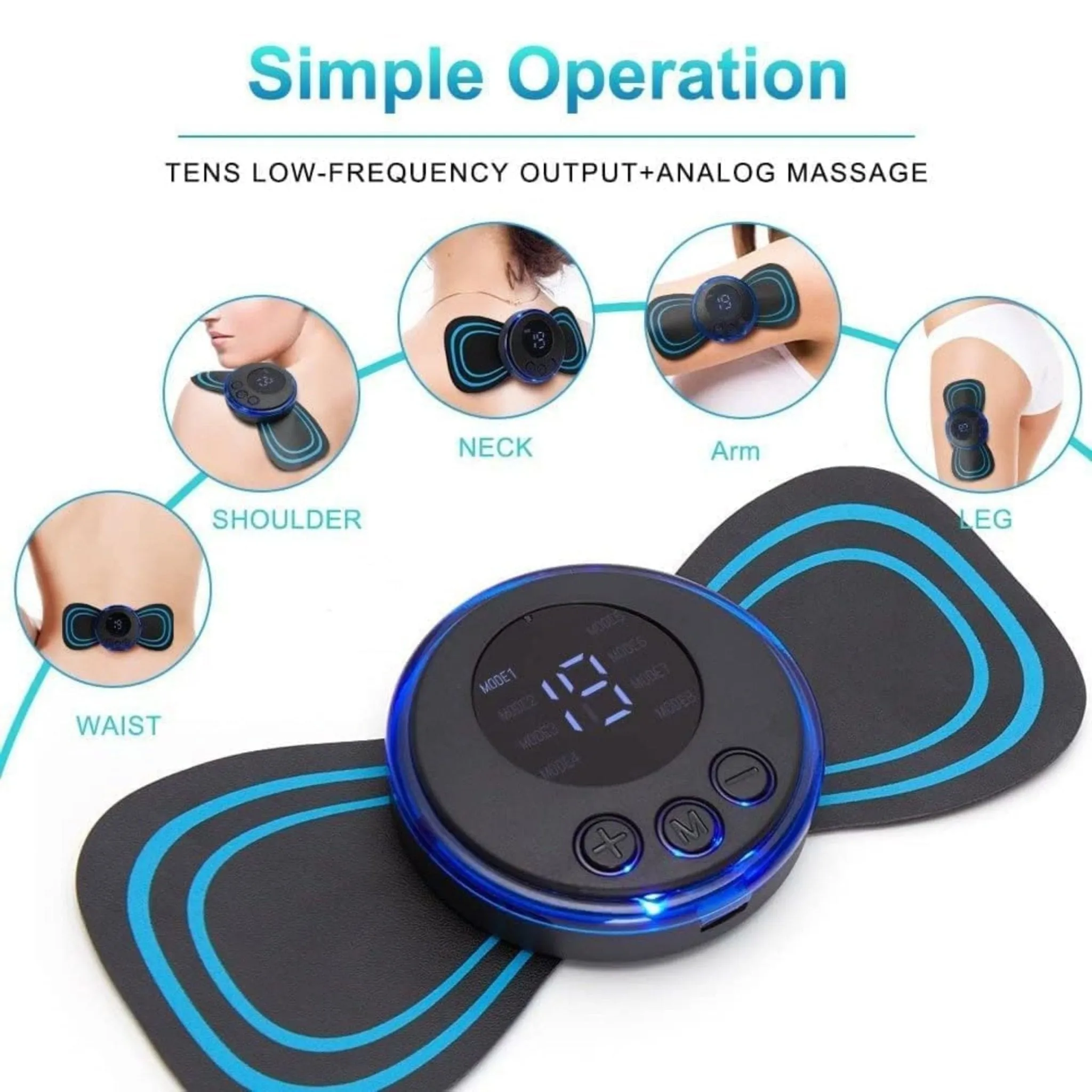 Mini Electric Body Massager-جهاز تدليك الجسم الكهربائي الصغير