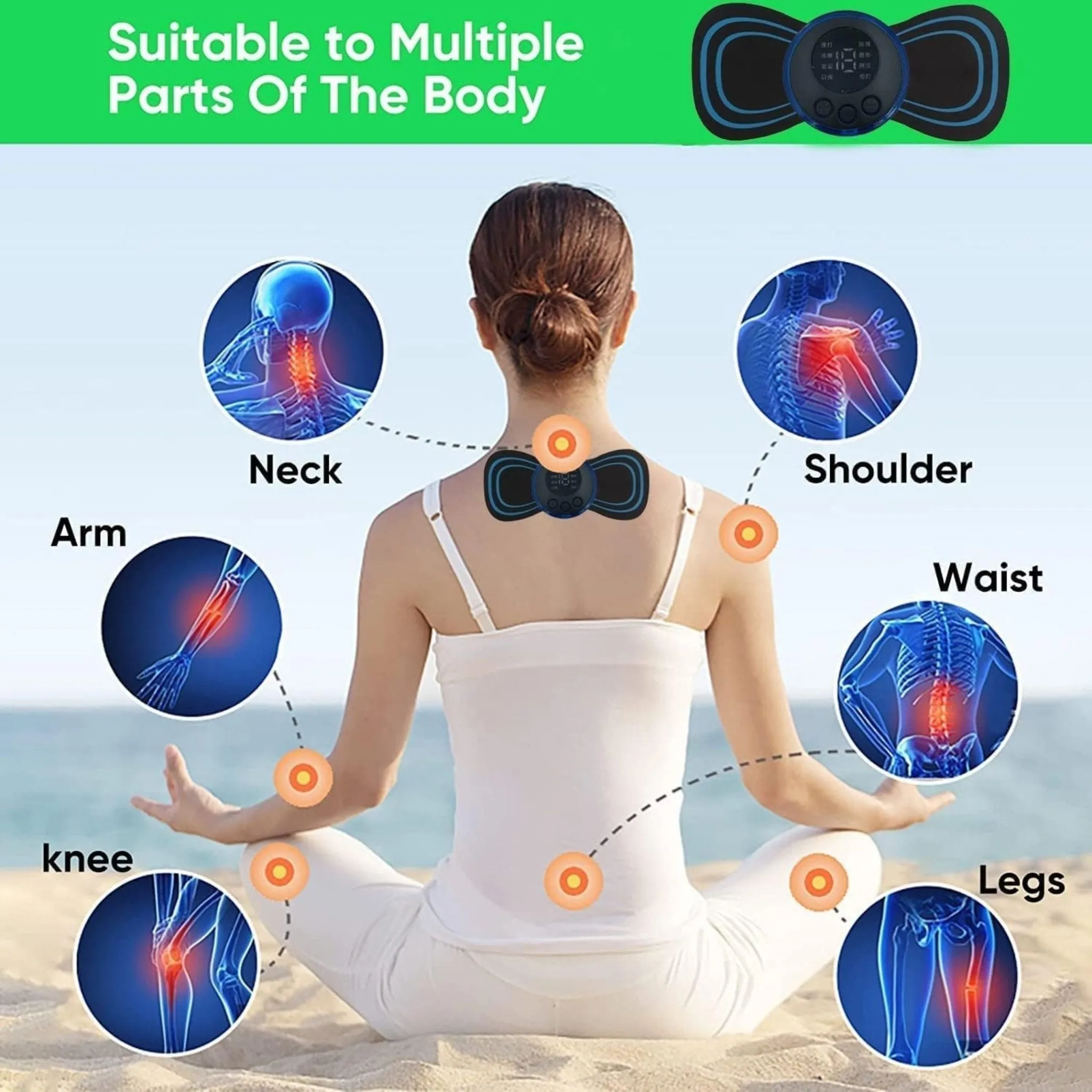Mini Electric Body Massager-جهاز تدليك الجسم الكهربائي الصغير