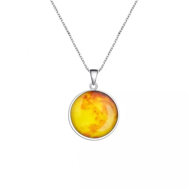 Mini Glow in the Dark Moon Pendant