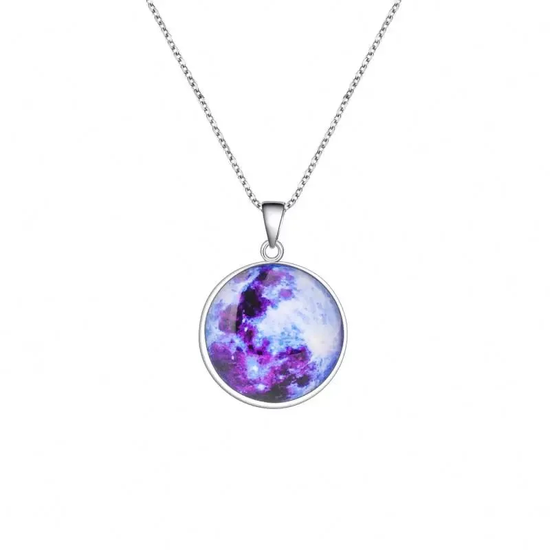 Mini Glow in the Dark Moon Pendant