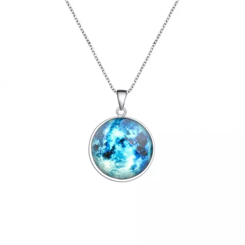 Mini Glow in the Dark Moon Pendant