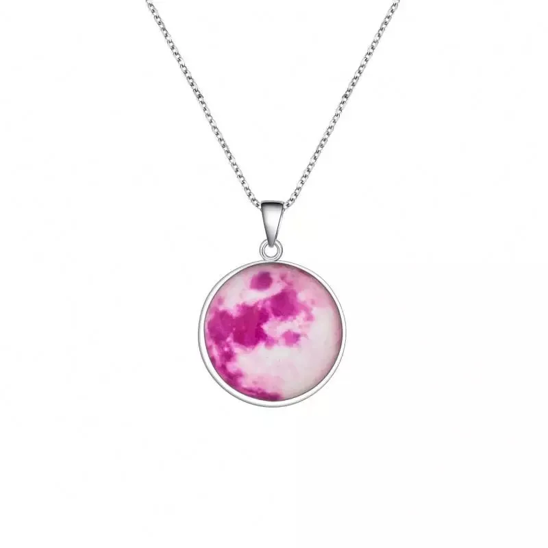 Mini Glow in the Dark Moon Pendant