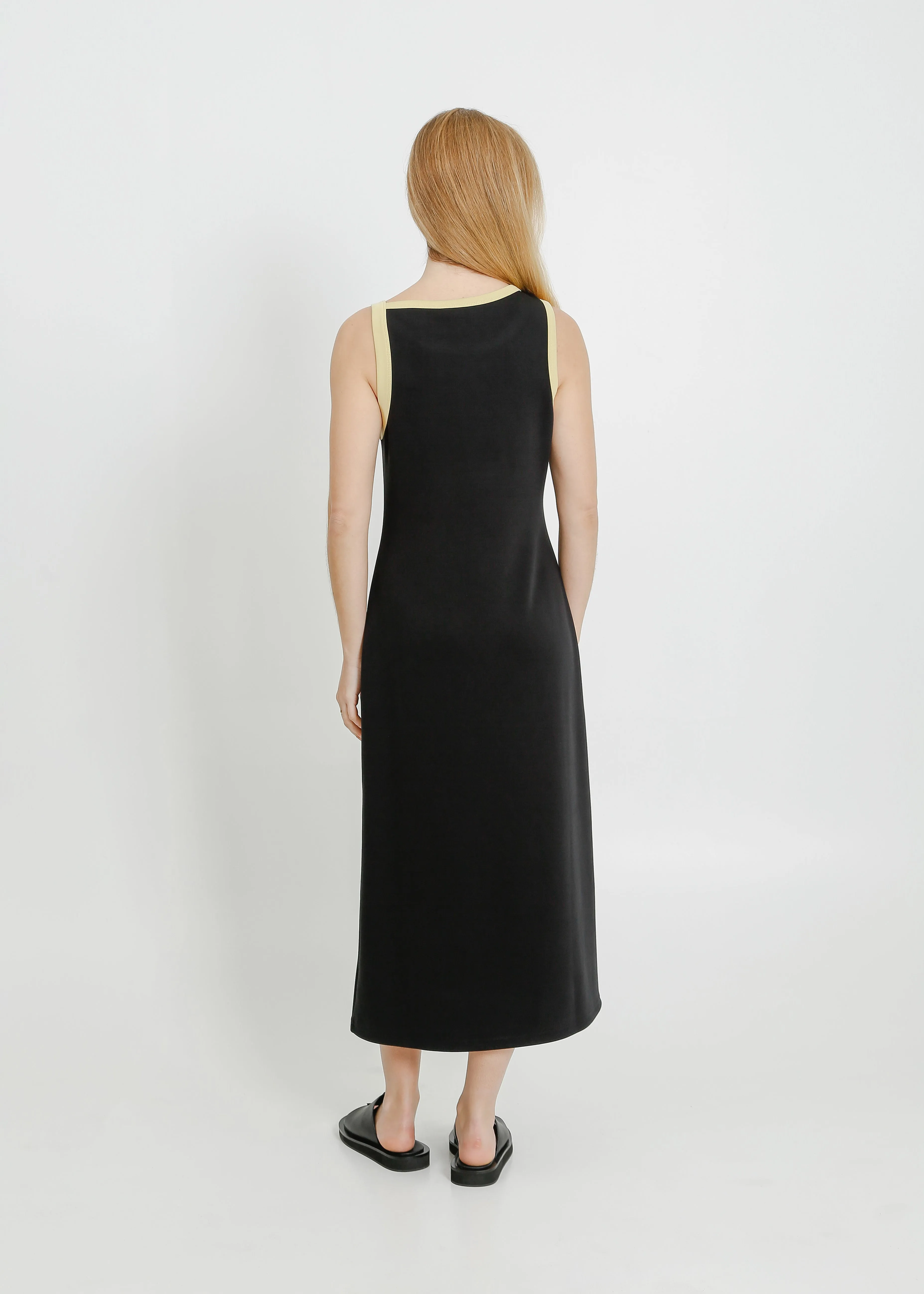 OAKLEY TANK DRESS / BLACK-LEMONADE