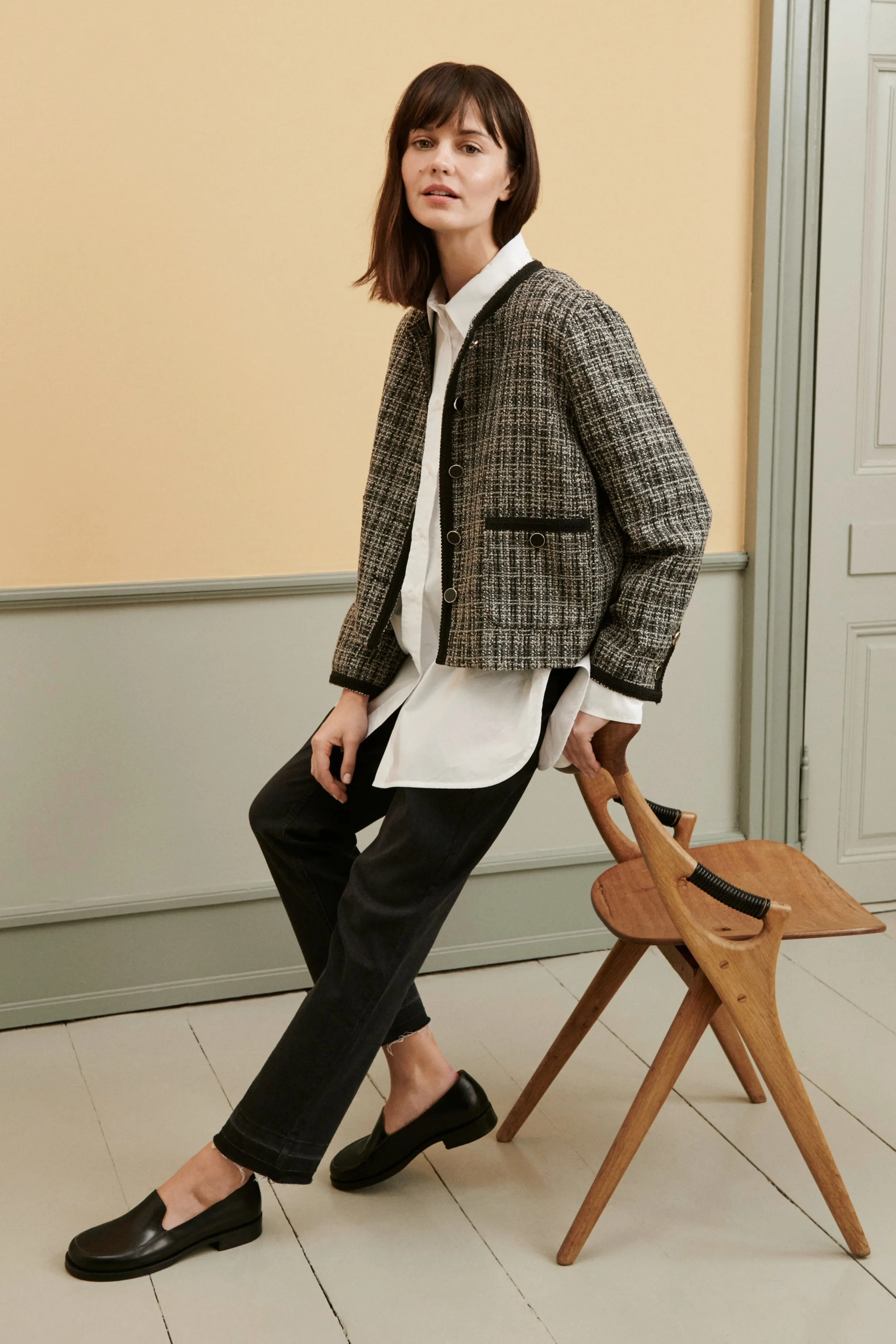Paige Straight Ponte Pants