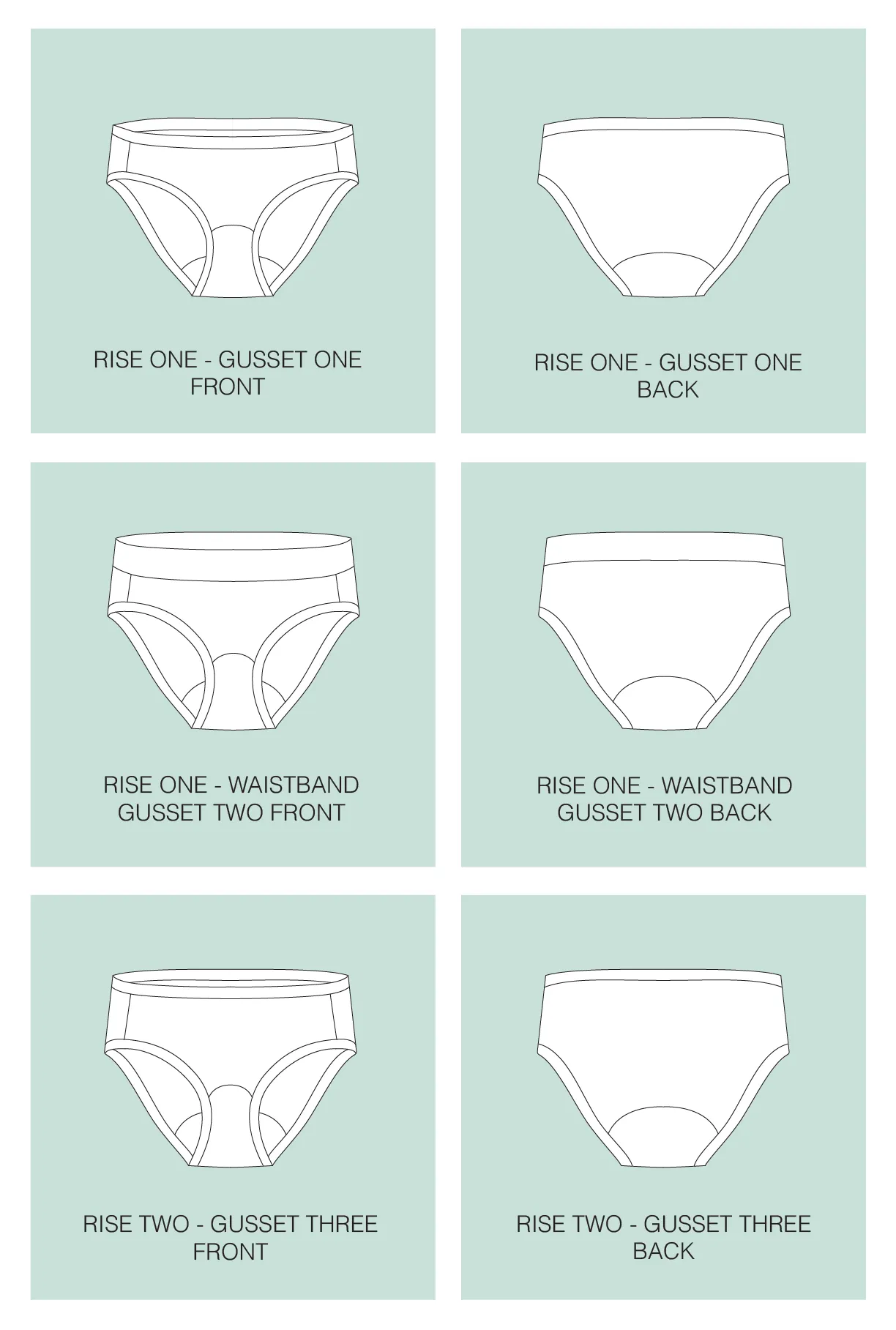 Perfect Period Panties - Paper Sewing Pattern
