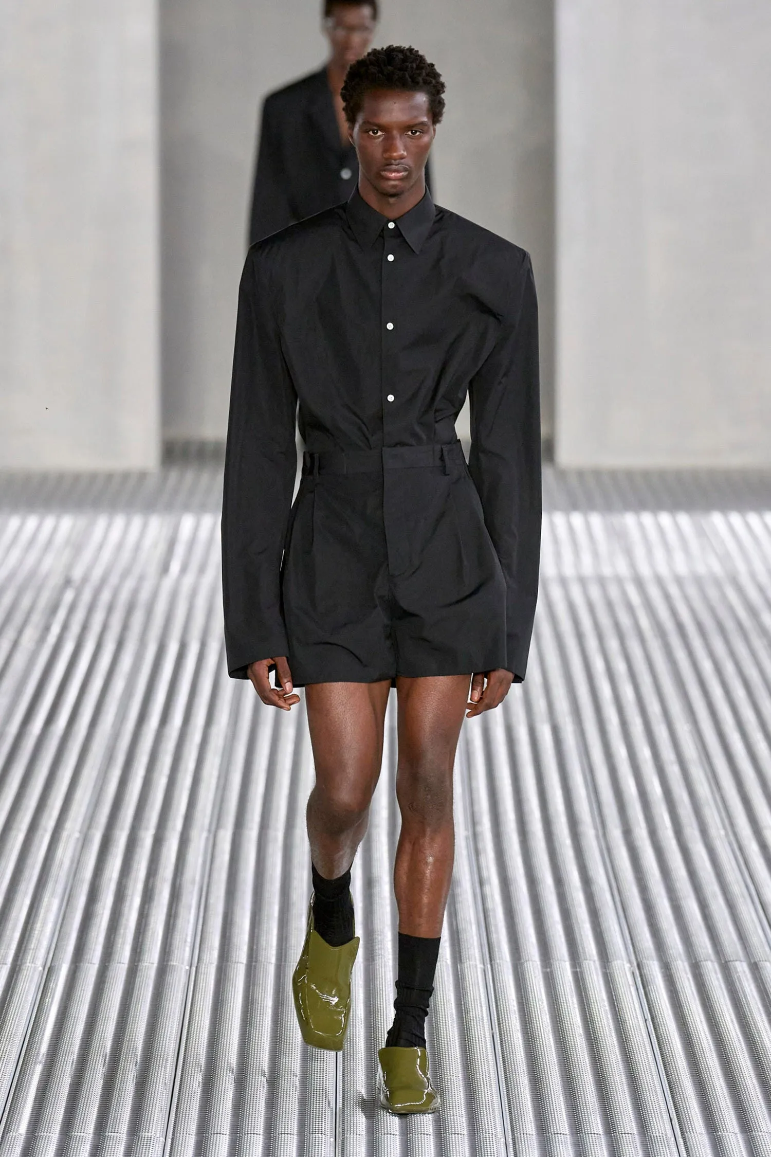 PRADA MAN BLACK SHORTS & SKIRTS