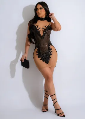 RESTOCK!! Stunnin' Mini Dress - Black