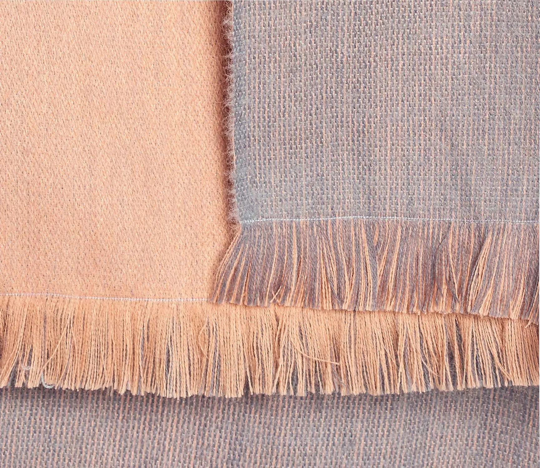 Reversible Alpaca  Wrap - Dusty Coral