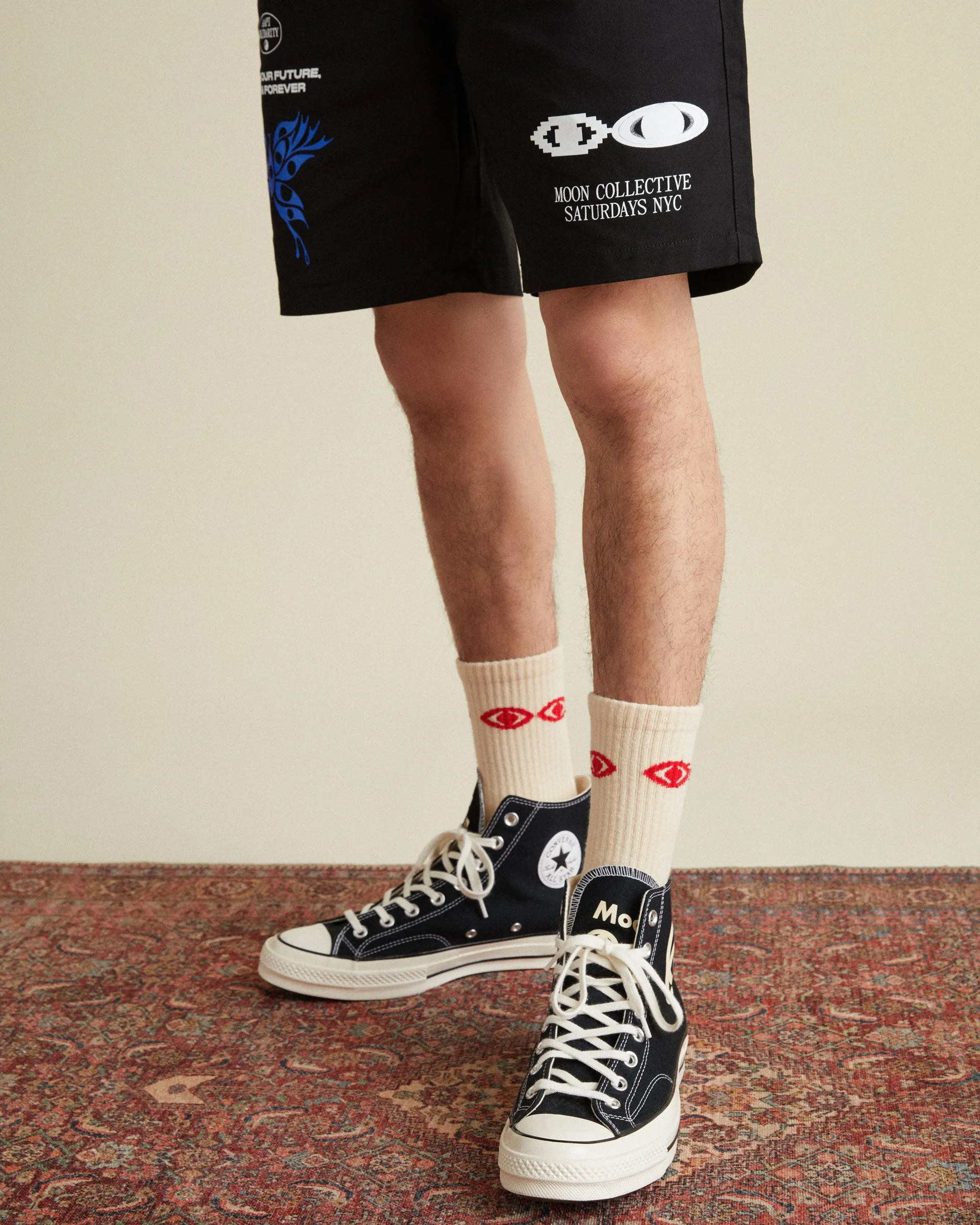 SNYC x Moon Collective Butterfly Shorts