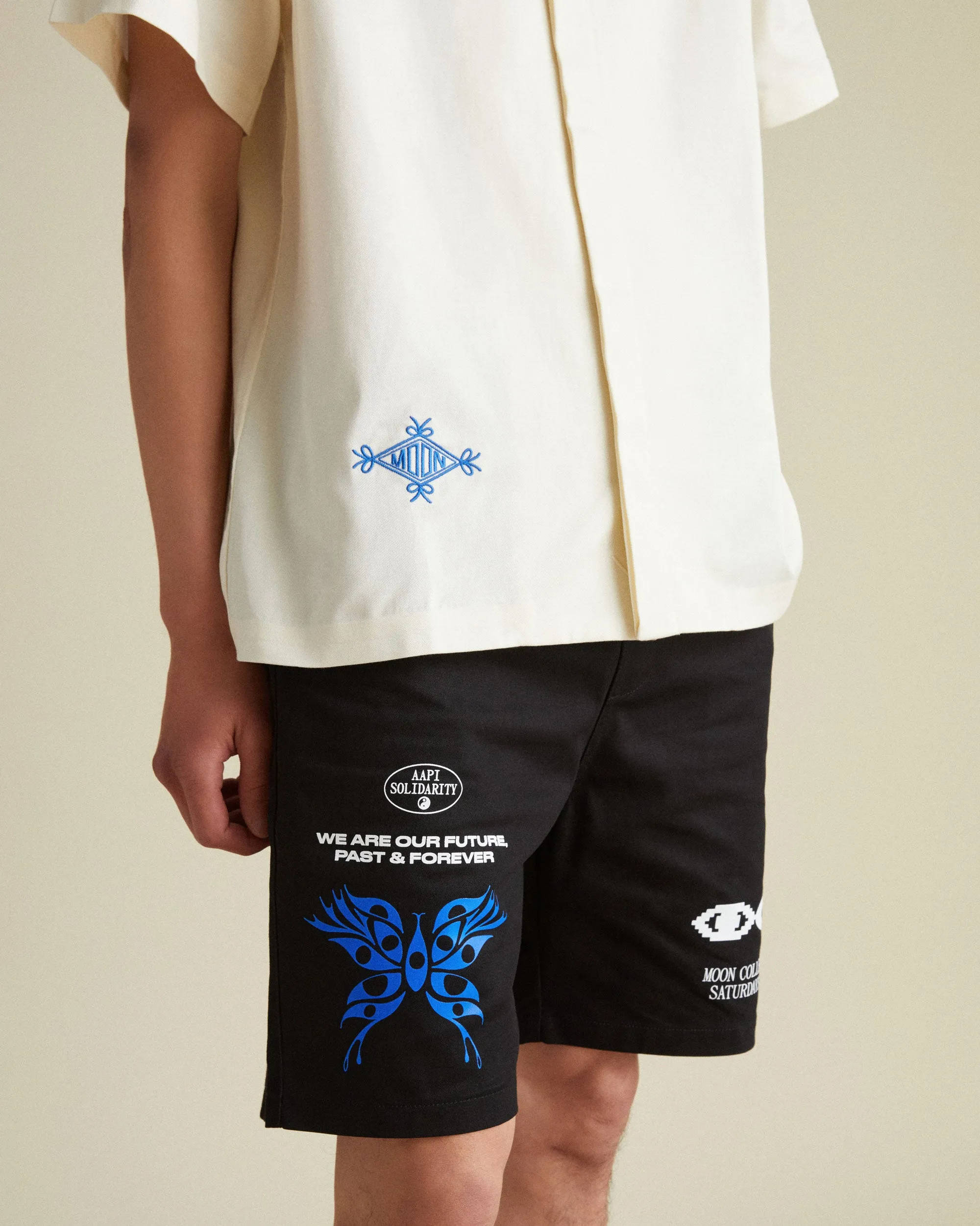 SNYC x Moon Collective Butterfly Shorts