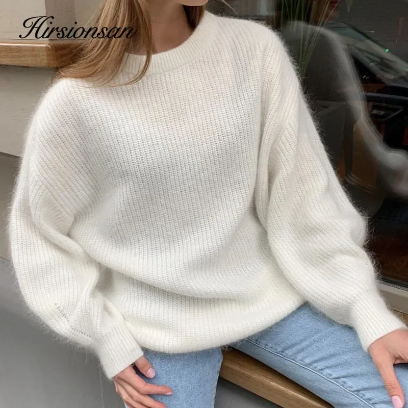 Soft Loose Knitted Cashmere Sweaters