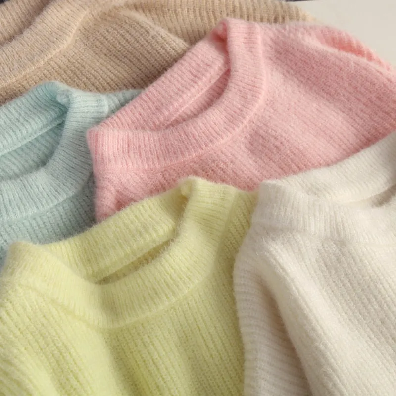 Soft Loose Knitted Cashmere Sweaters