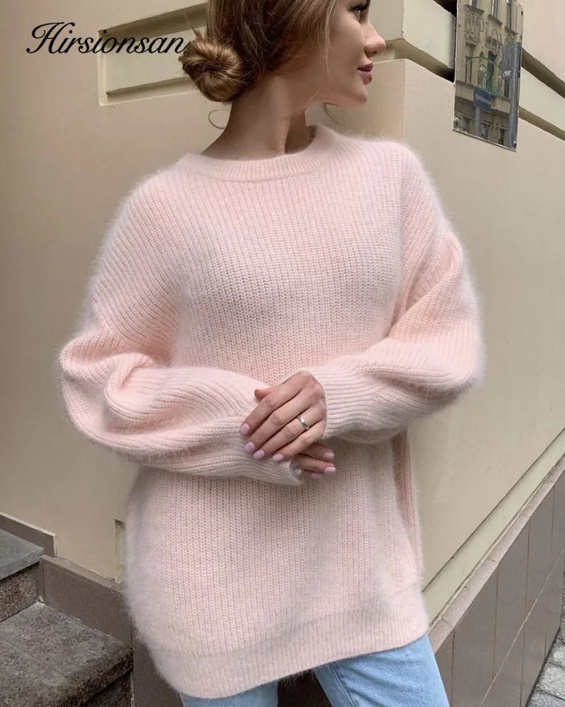 Soft Loose Knitted Cashmere Sweaters