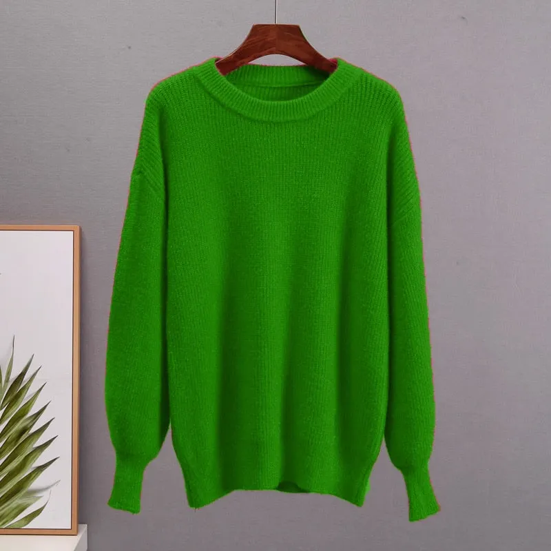 Soft Loose Knitted Cashmere Sweaters