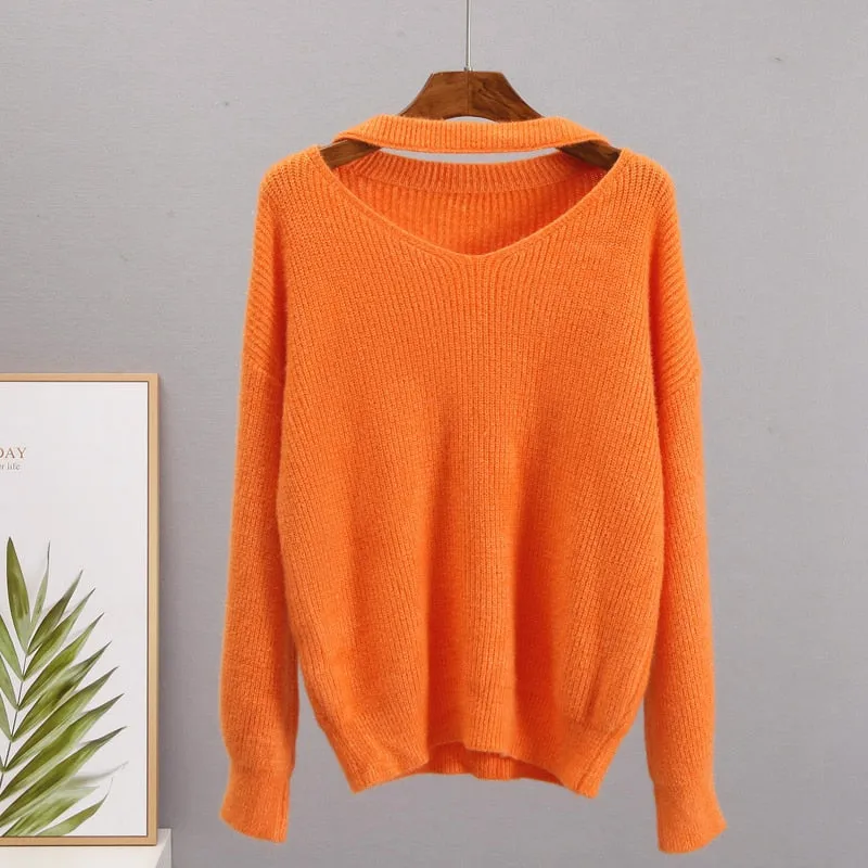 Soft Loose Knitted Cashmere Sweaters