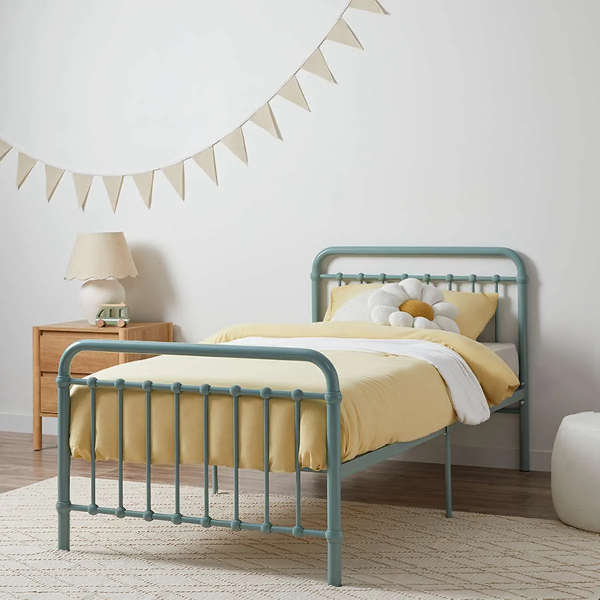 Sonata Green King Single Four Piece Bedroom Set