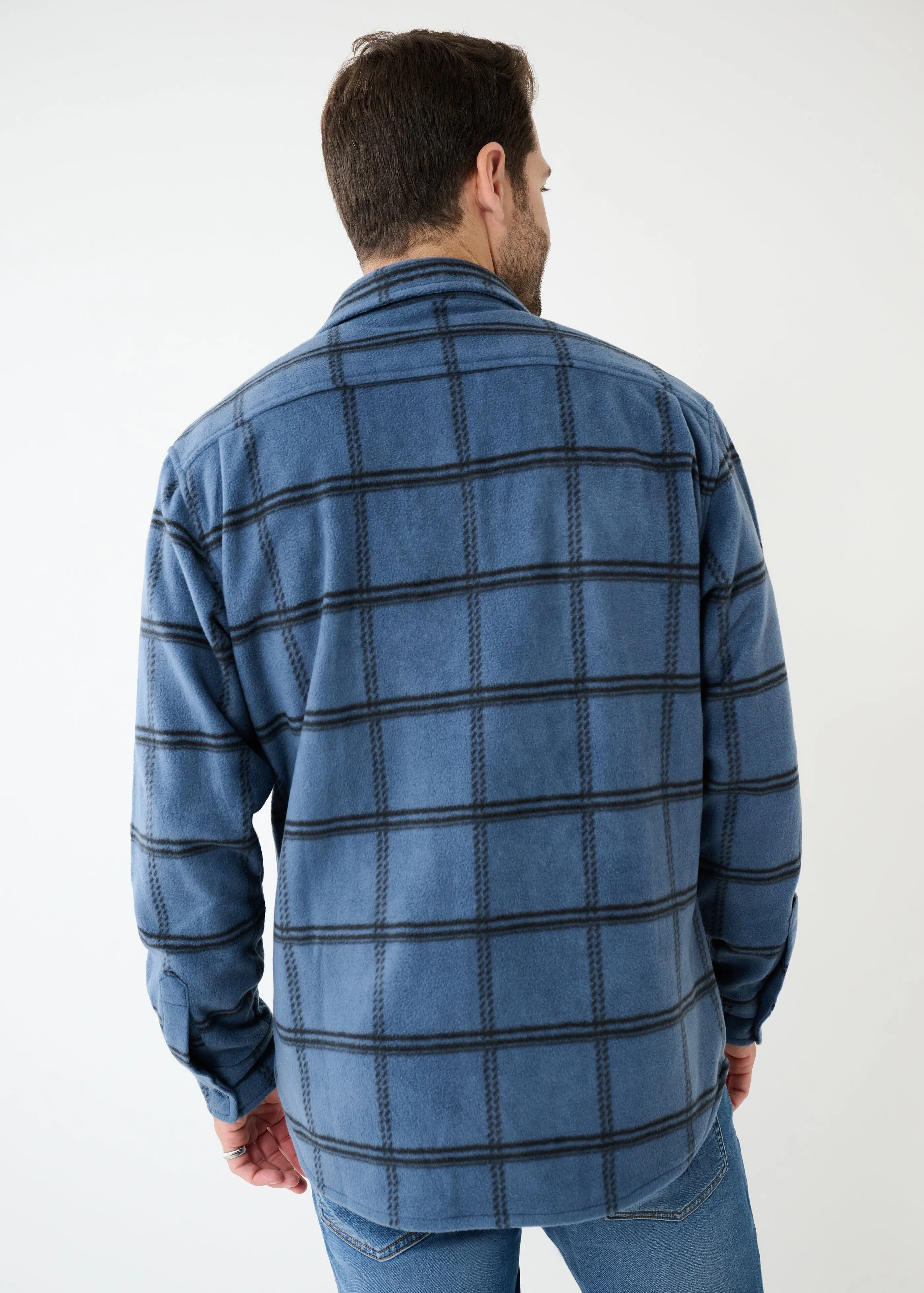 Sunday Shirt Jacket | Indigo Check