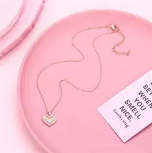 Sweet Color Charm Pendant Necklace - Set of 5