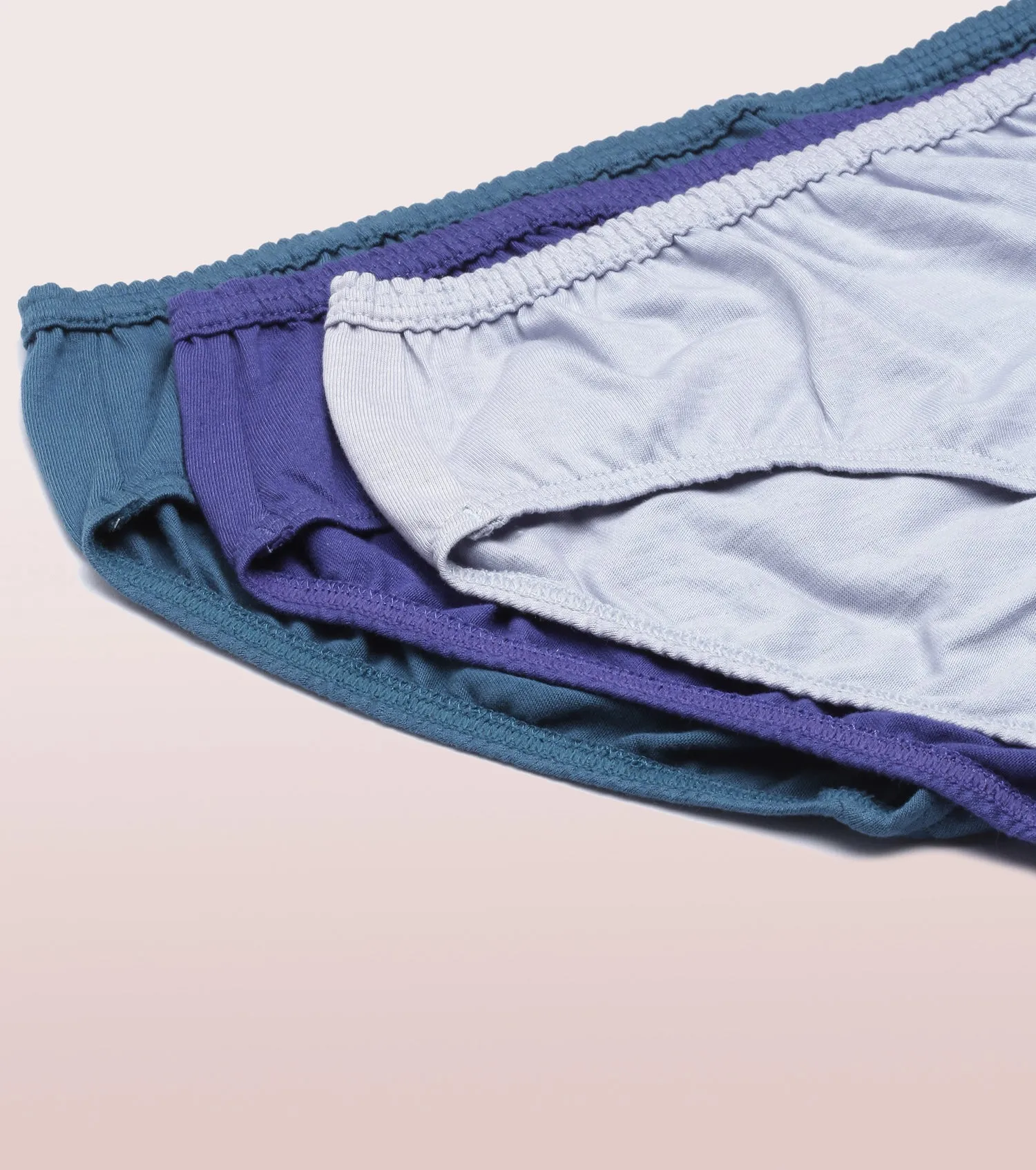 The Cotton Classic Hipster Panty | Antimicrobial And Stain Release Finish | 100% Cotton -Pack Of 3-Assorted Pack-Color and Print May Vary
