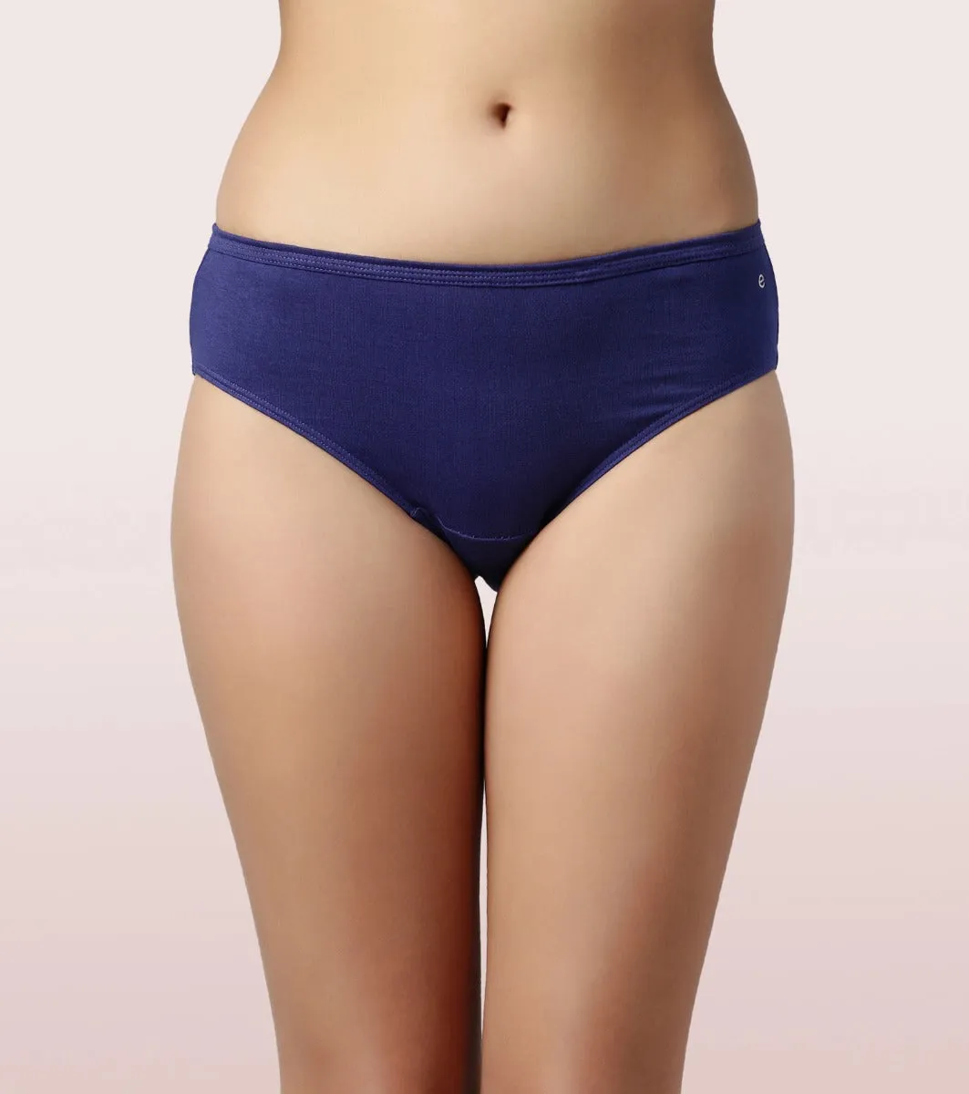 The Cotton Classic Hipster Panty | Antimicrobial And Stain Release Finish | 100% Cotton -Pack Of 3-Assorted Pack-Color and Print May Vary