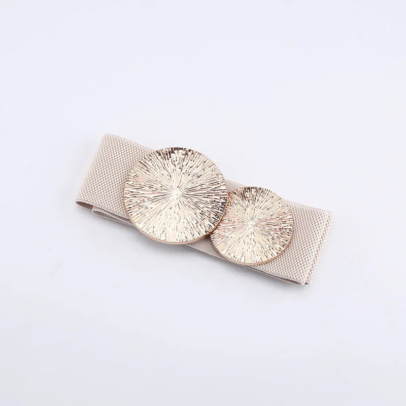 Whoelsale Alloy Waistband Suit with Elastic Waistband and Wide Waistband Closure