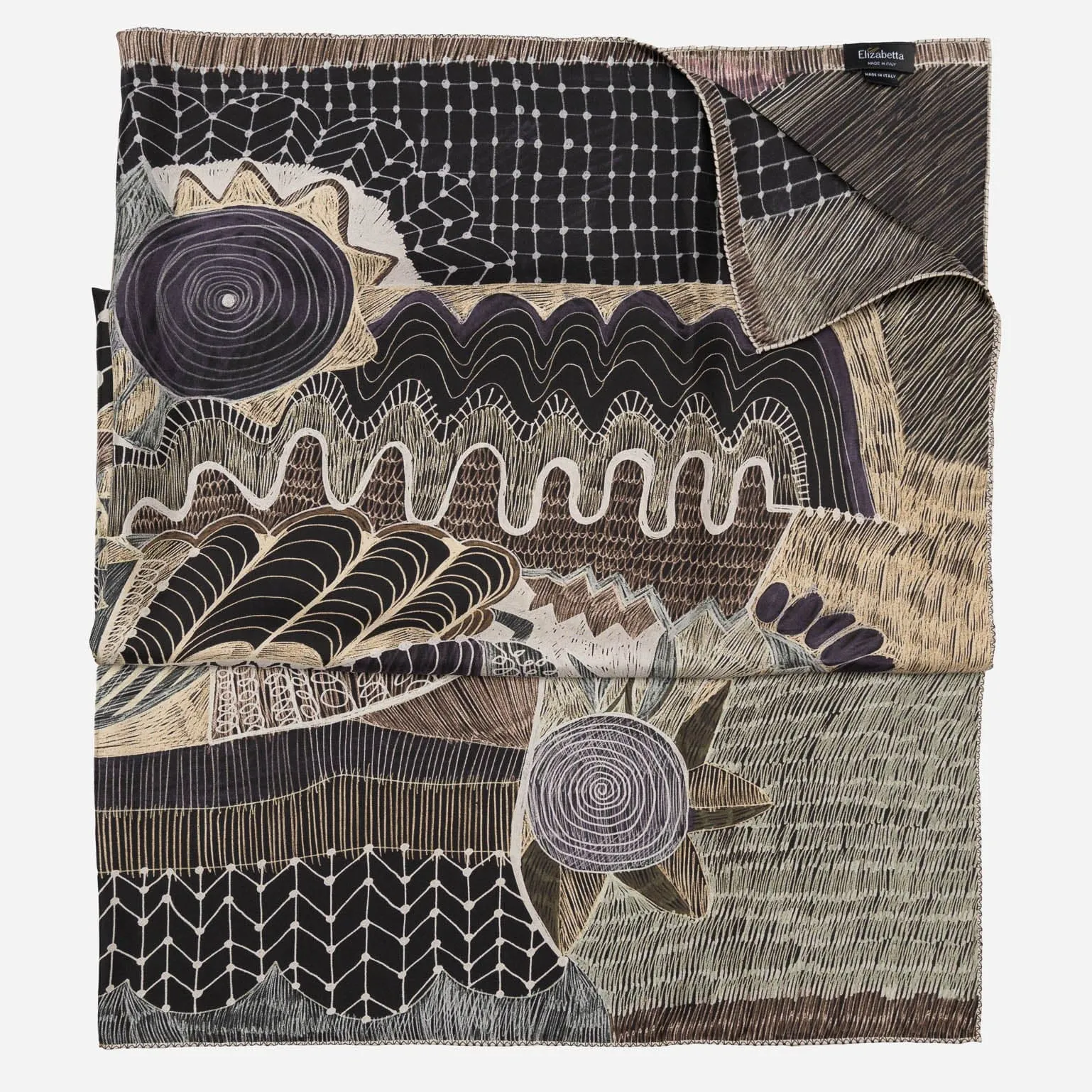 Zaira - Hand Rolled Large Silk Foulard