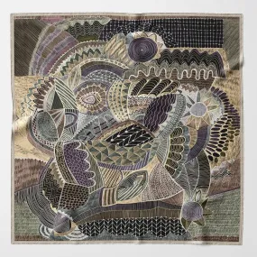 Zaira - Hand Rolled Large Silk Foulard